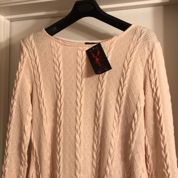 Reborn Tops - NWT 🆕🆕 Cable-knit Sweater tunic